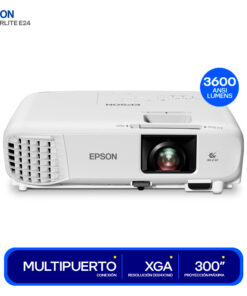 PROYECTOR EPSON POWERLITE E24 3600 LÚMENES, 1024X768, XGA,HDMI, VGA, USB.