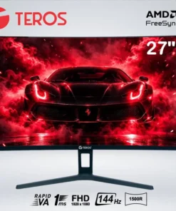 MONITOR TEROS TE-2734S 27IN CURVO VA FHD (1920 X 1080)144HZ, 1MS, HDMI, DP, AUDIO OU