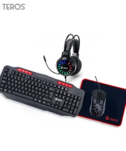 KIT 4 EN 1 TEROS TE-5014S GAMER TEC+MOU+PAD+AUDIFONOS