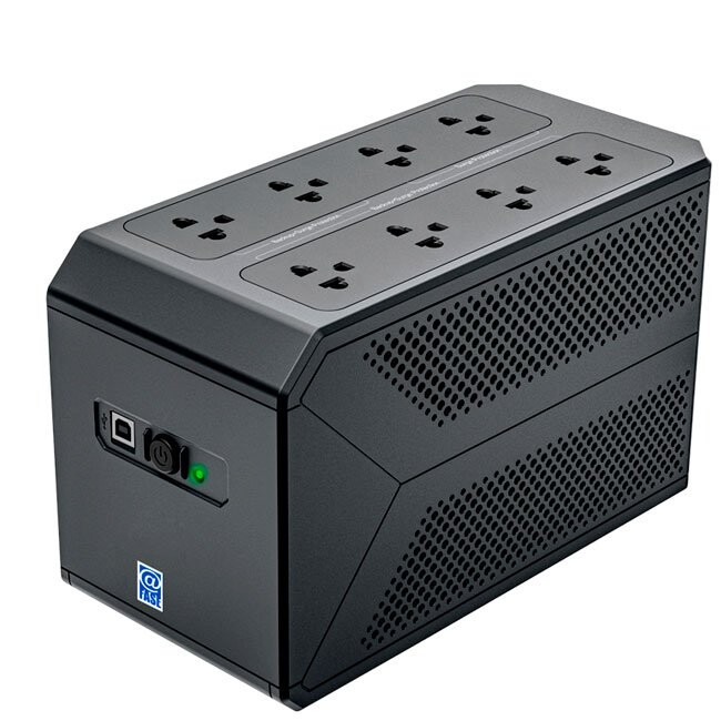 UPS ELISE INTERACTIVO POWER BOX DE 850 VA CON REGULACIÓN DE VOLTAJE Y PROTECCIÓN CONTRA PICOS DE ENERGÍA
