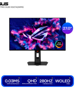 MONITOR ASUS ROG STRIX OLED XG27AQWMG 26.5IN, PLANO, QHD (2560X1440), 280HZ, 0.03MS, HDMI,DP